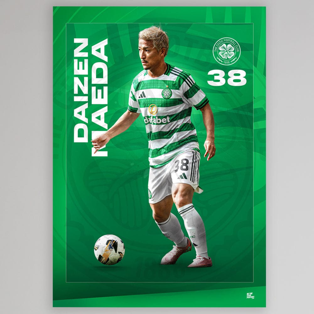 Celtic 2025/26 Daizen Maeda Poster