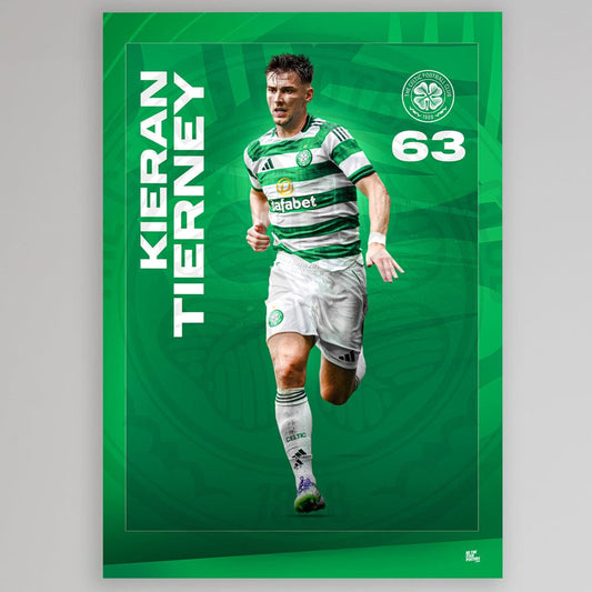 Celtic 2025/26 Kieran Tierney Poster
