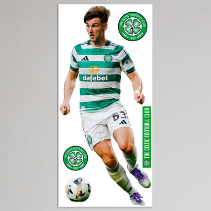 Celtic 2025/26 Kieran Tierney Wall Sticker