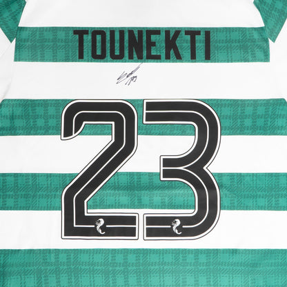 Celtic 2025/26 Sebastian Tounekti Signed Home Jersey