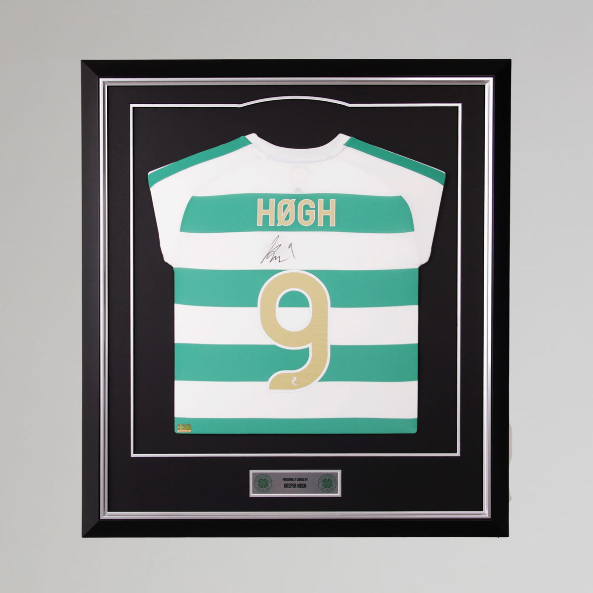 Celtic 2026/27 Kasper Høgh Signed Framed Shirt