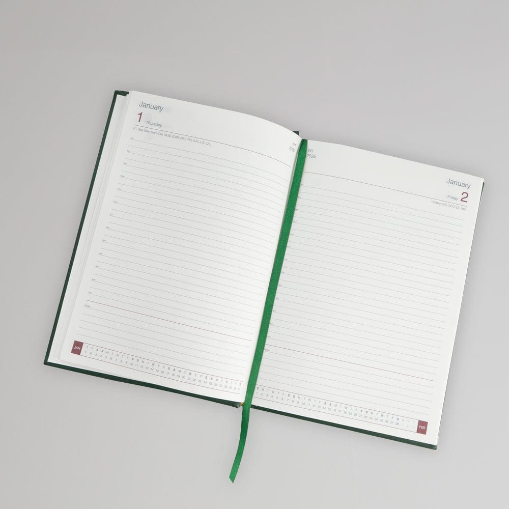 Celtic 2026 Green A5 Diary