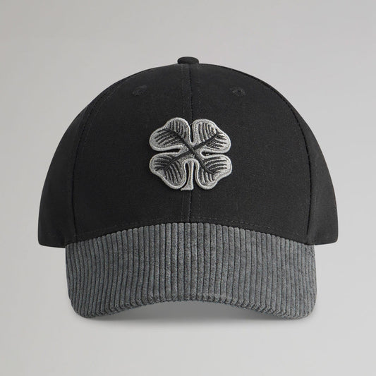 Celtic Adult Clover Cord Black and Grey Cap