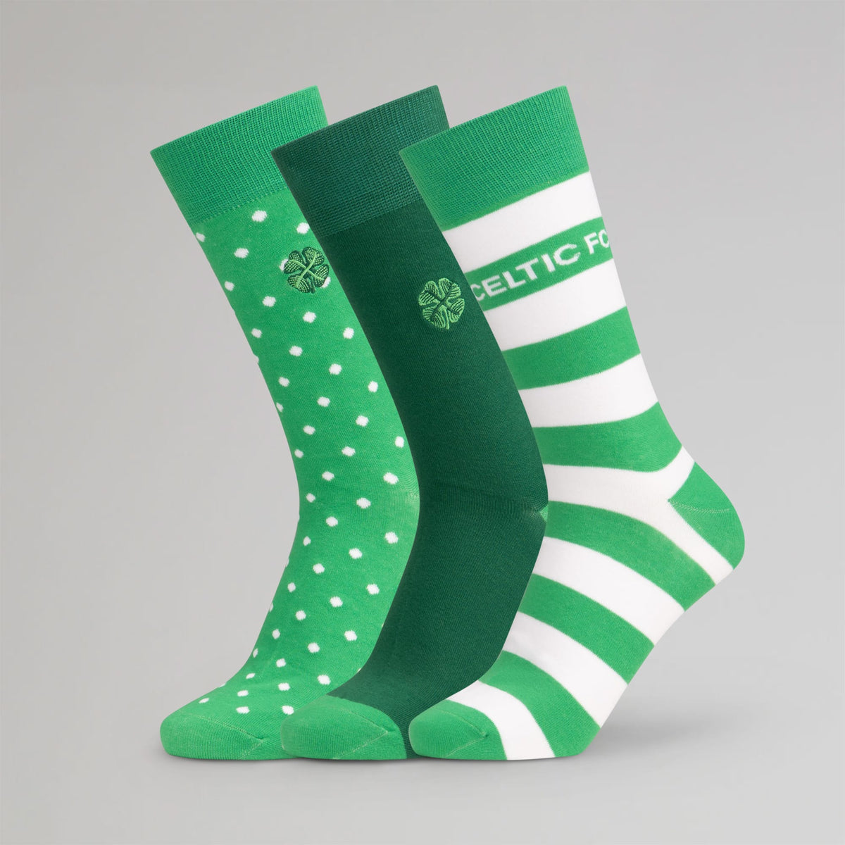 Celtic Adult Mixed Design Socks 3 Pack