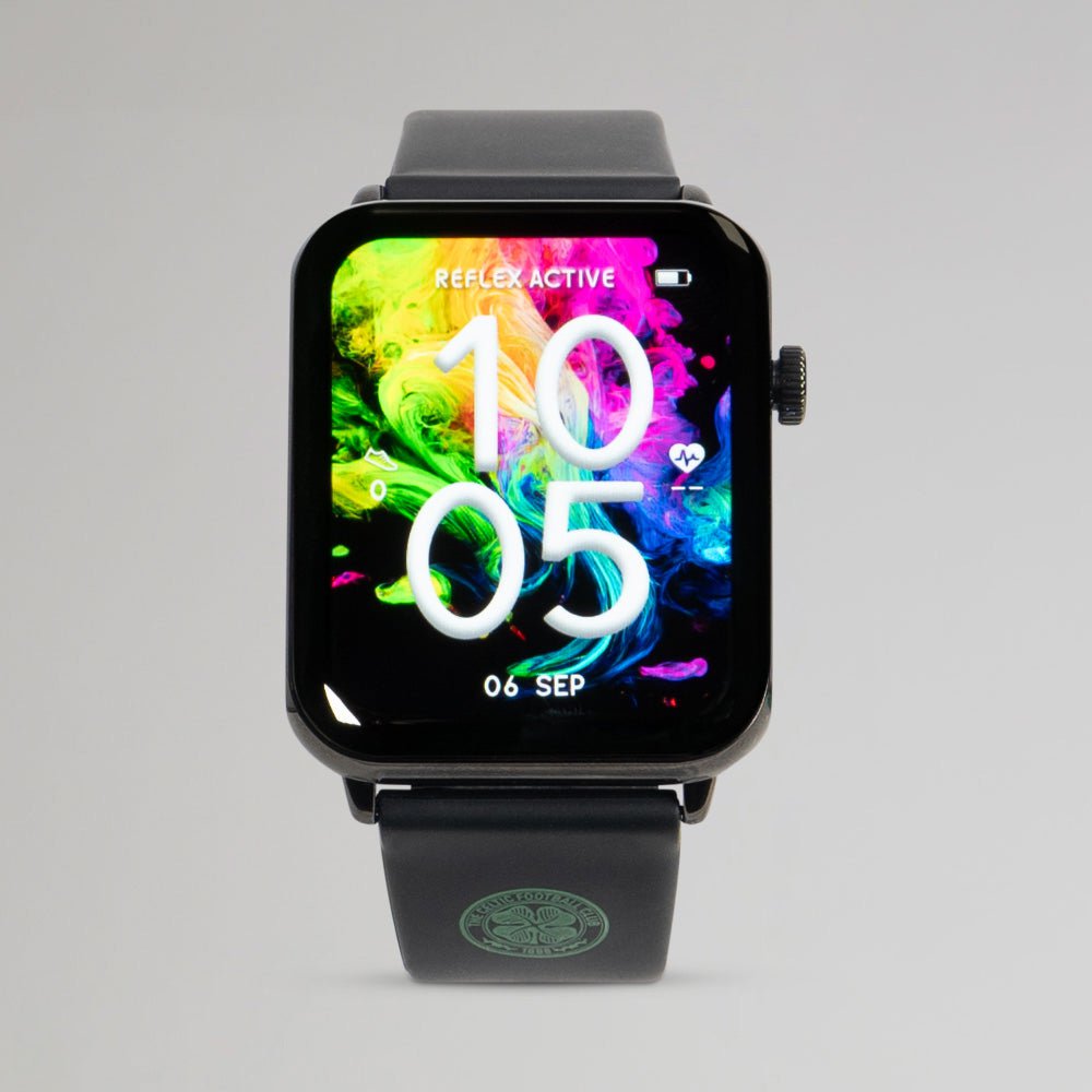 Celtic Adults Black Smart Watch