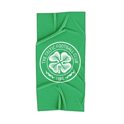 Celtic Beach Towel - Green Version optional Personalisation