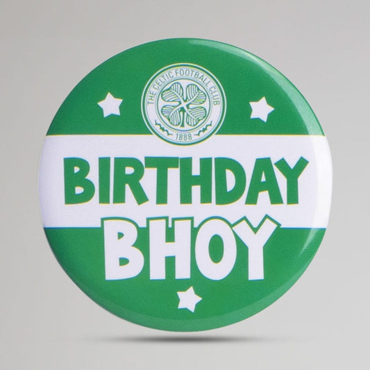 Celtic Birthday Bhoy Button Badge