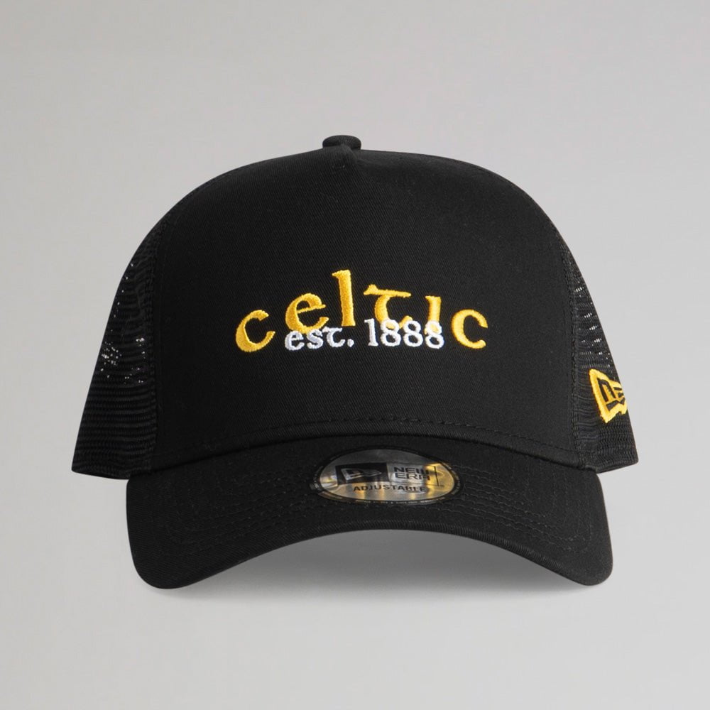 Celtic Black and Yellow New Era Trucker Cap