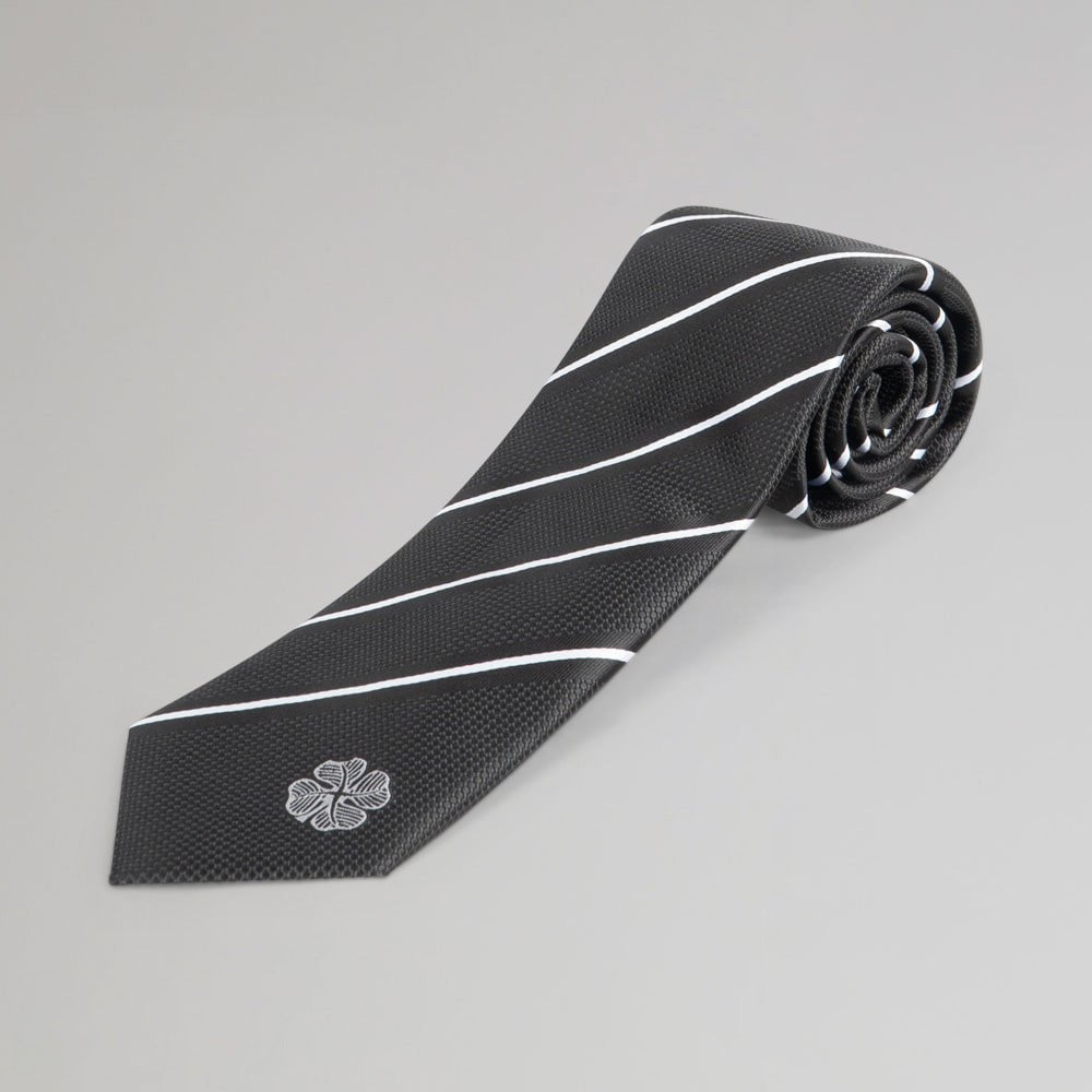 Celtic Black Tonal Stripe Tie