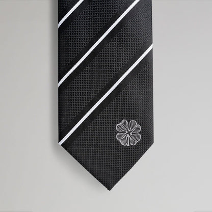 Celtic Black Tonal Stripe Tie