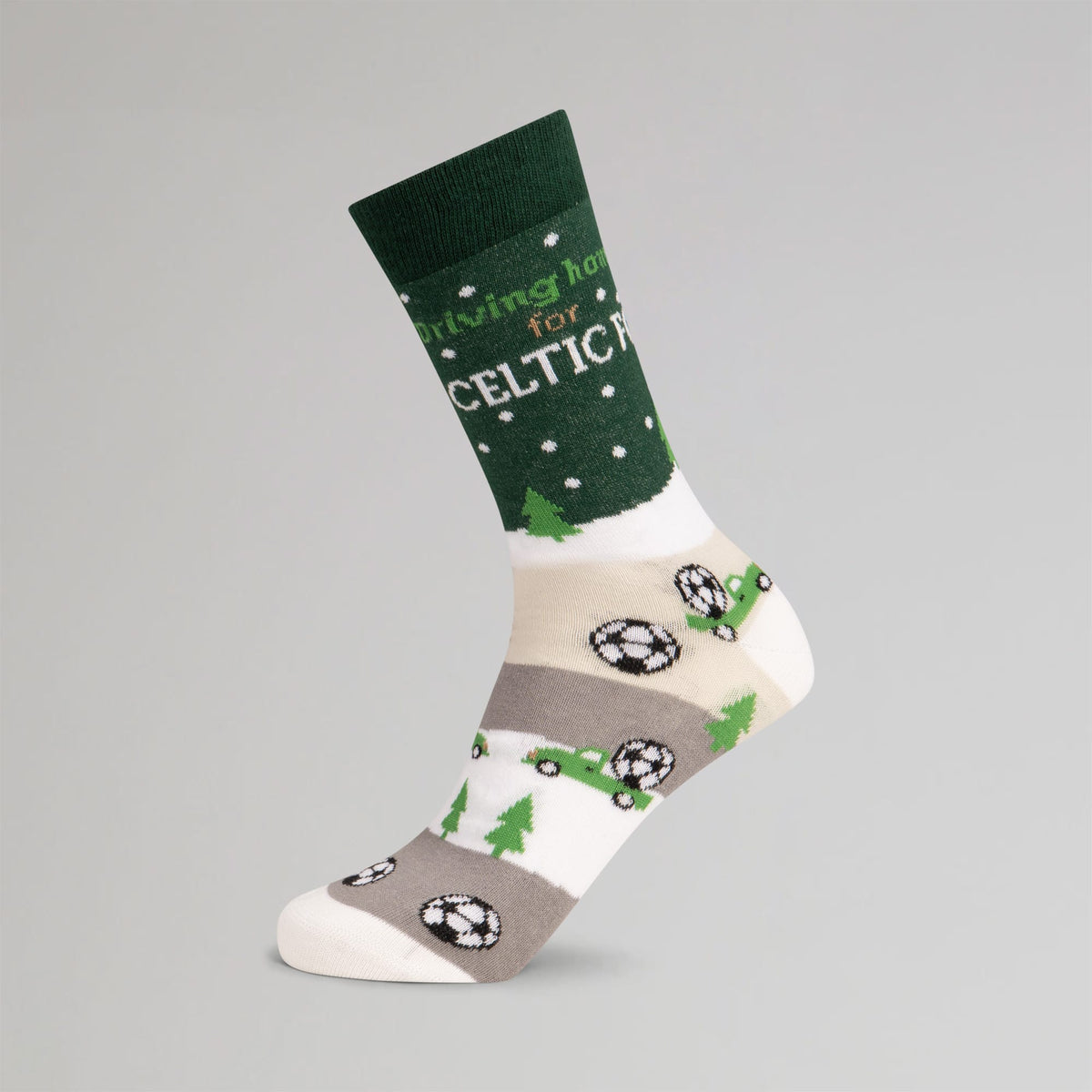 Celtic Christmas Adult Driving Home for Celtic Socks