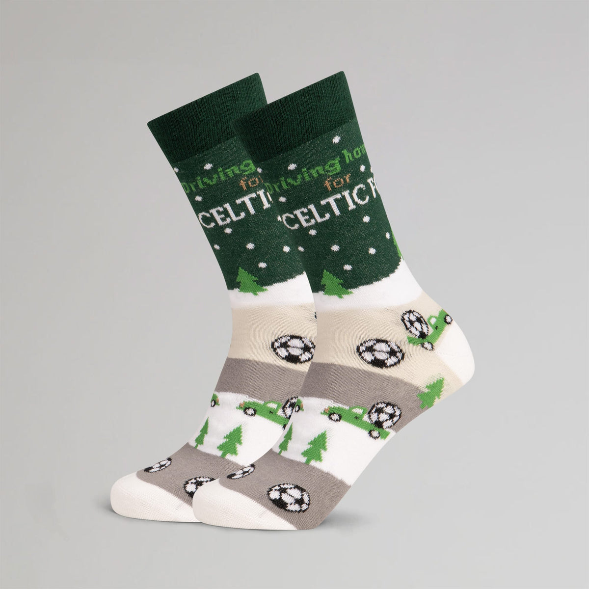 Celtic Christmas Adult Driving Home for Celtic Socks