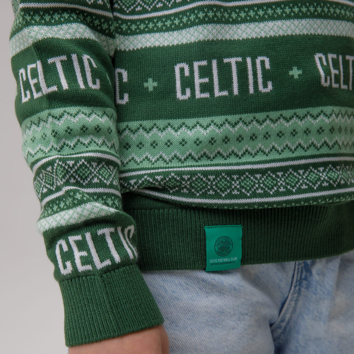 Celtic Christmas Junior Nordic Print Knit Jumper