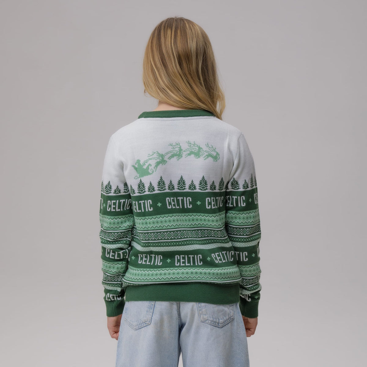 Celtic Christmas Junior Nordic Print Knit Jumper