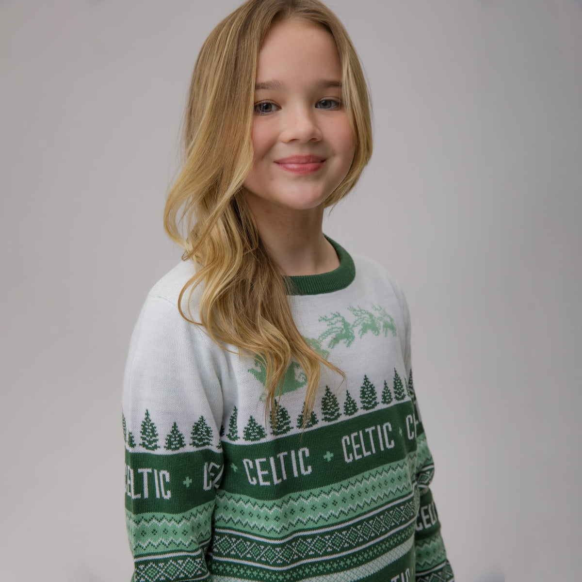Celtic Christmas Junior Nordic Print Knit Jumper