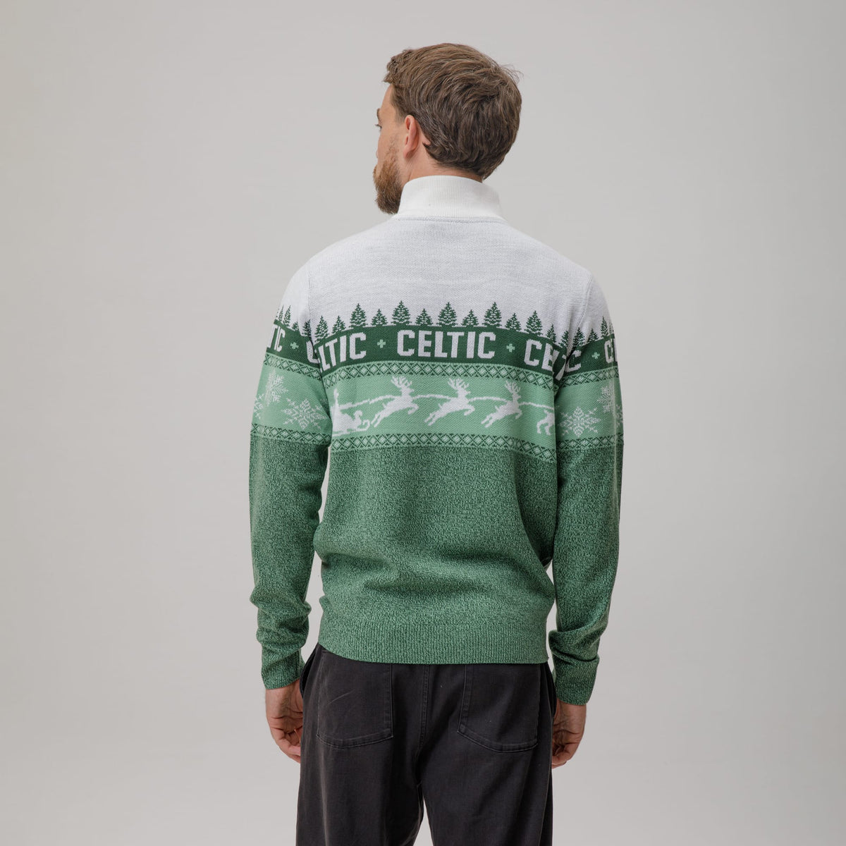 Celtic Christmas Men's Nordic Print Knit Jumper