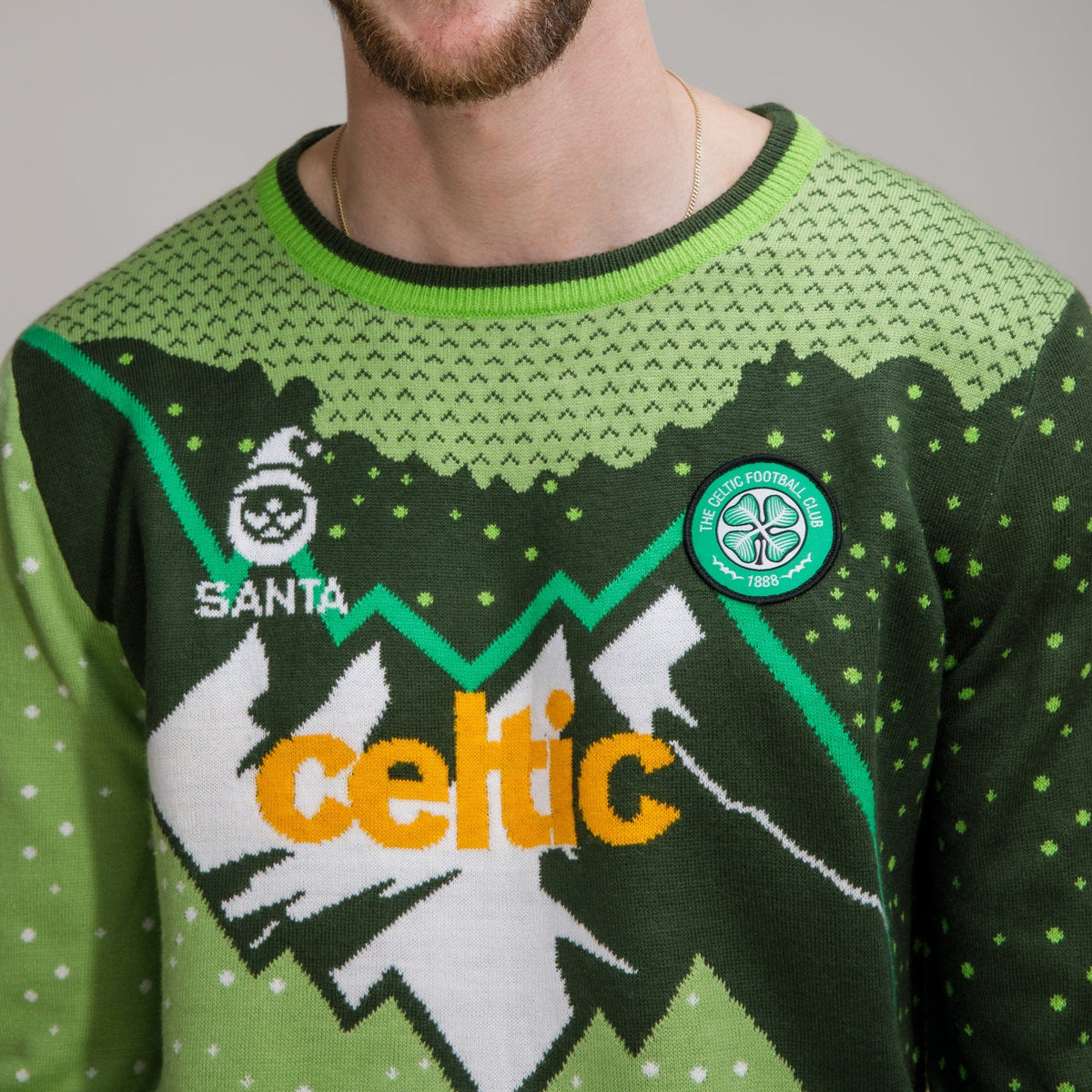 Celtic Christmas Retro Jumper