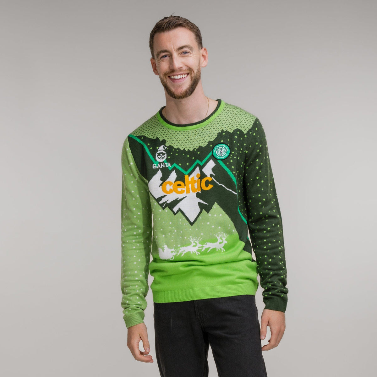 Celtic Christmas Retro Jumper