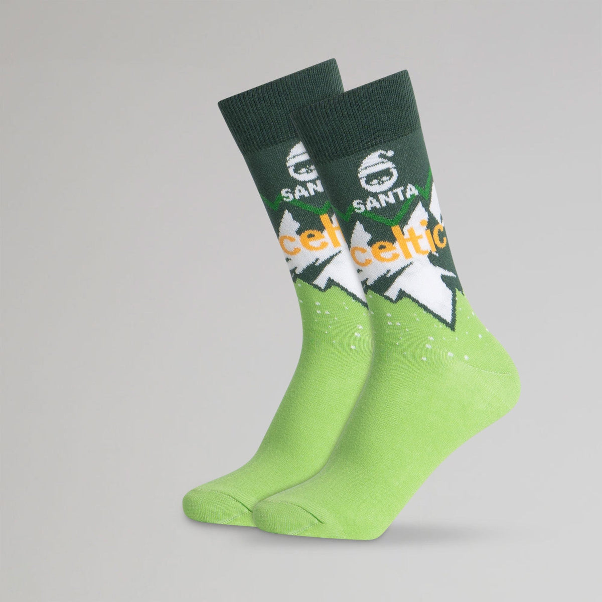 Celtic Christmas Retro Sock