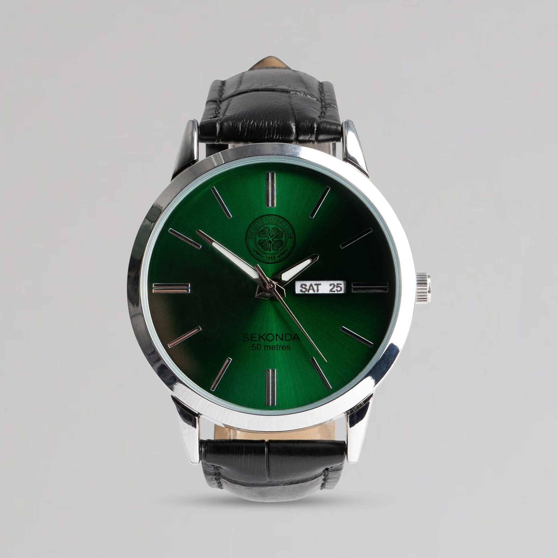 Celtic Classic Leather Strap Watch