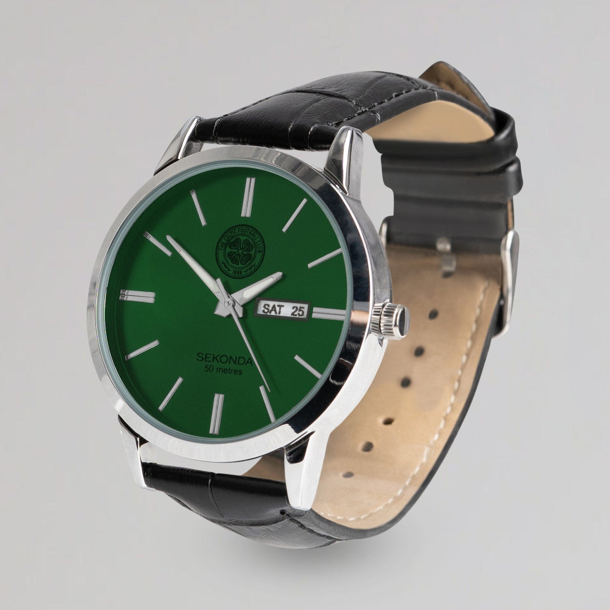 Celtic Classic Leather Strap Watch