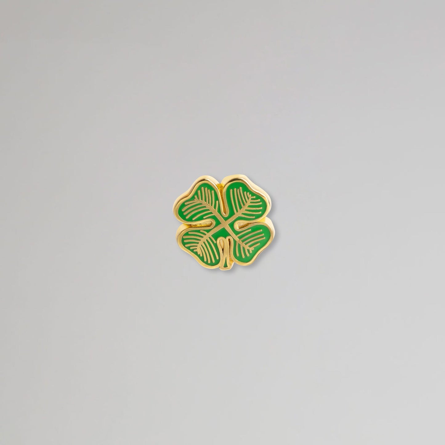 Celtic Clover Pin Badge
