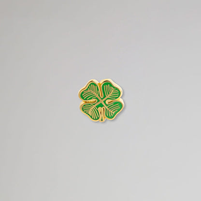 Celtic Clover Pin Badge