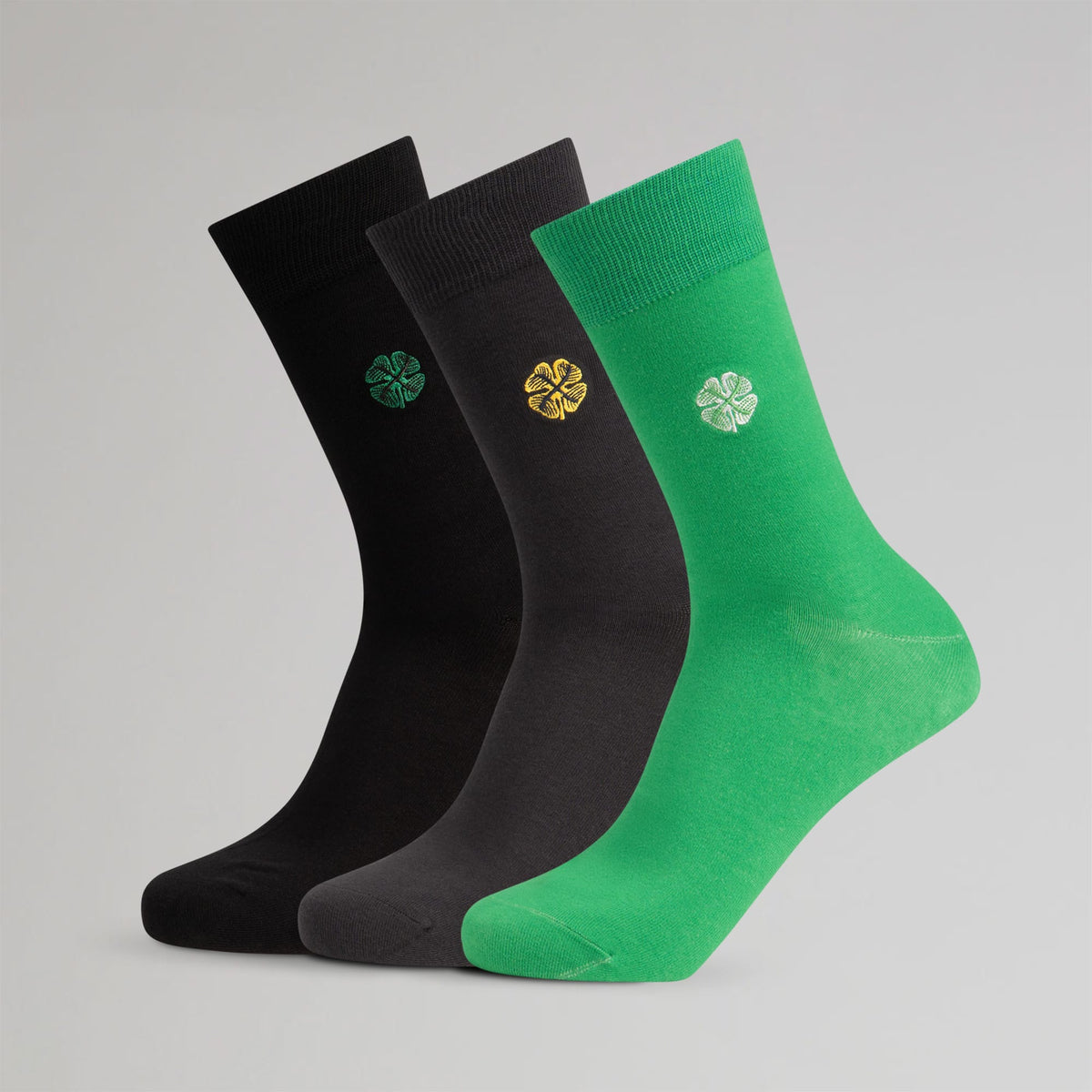 Celtic Clover Socks 3 Pack