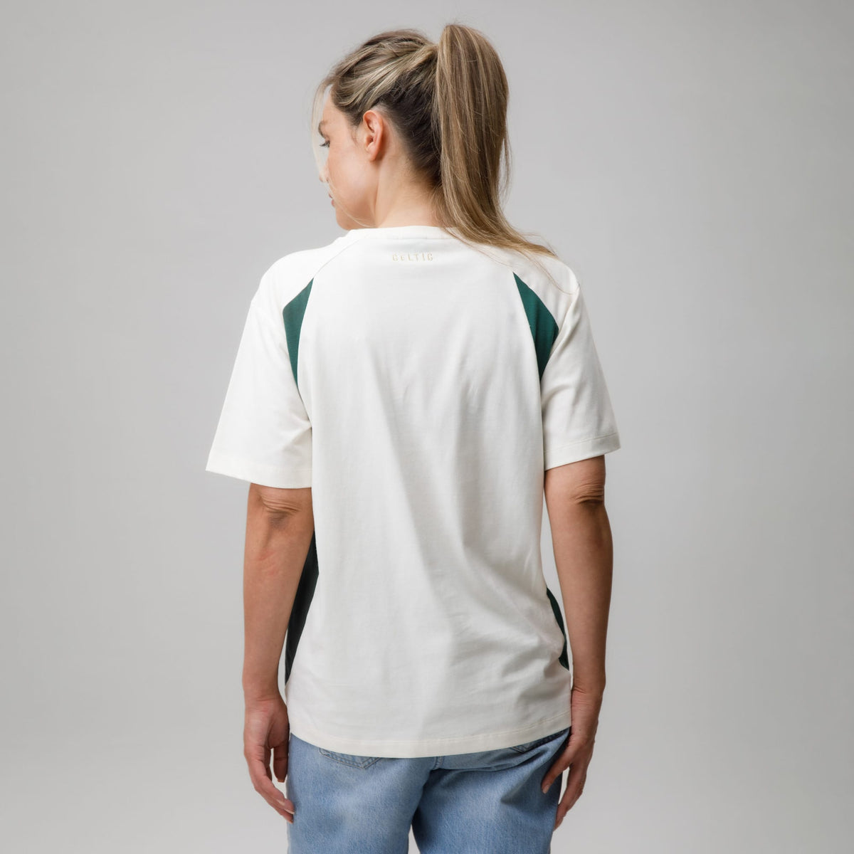 Celtic Clover Women's Green Side Panel Oversized T-Shirt