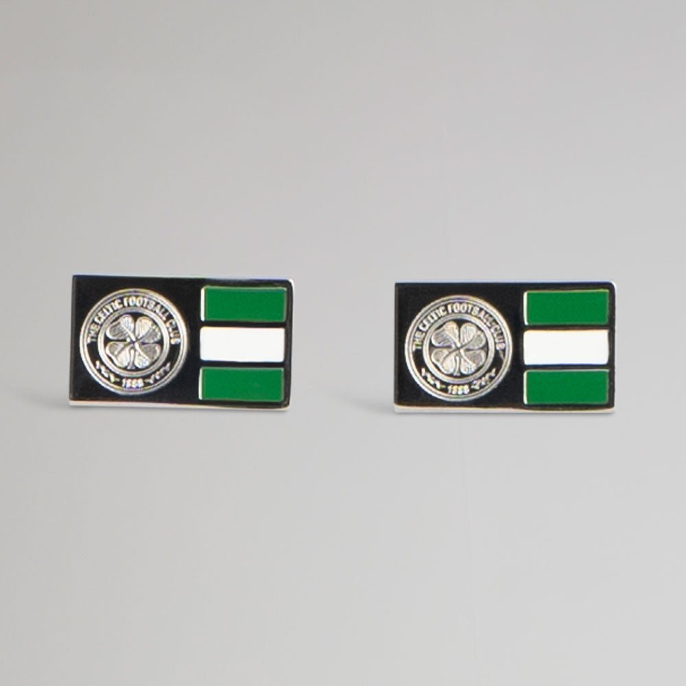 Celtic Crest And Hoops Cufflinks