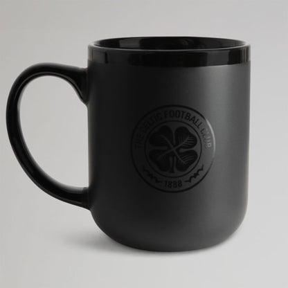 Celtic Crest Black Mug