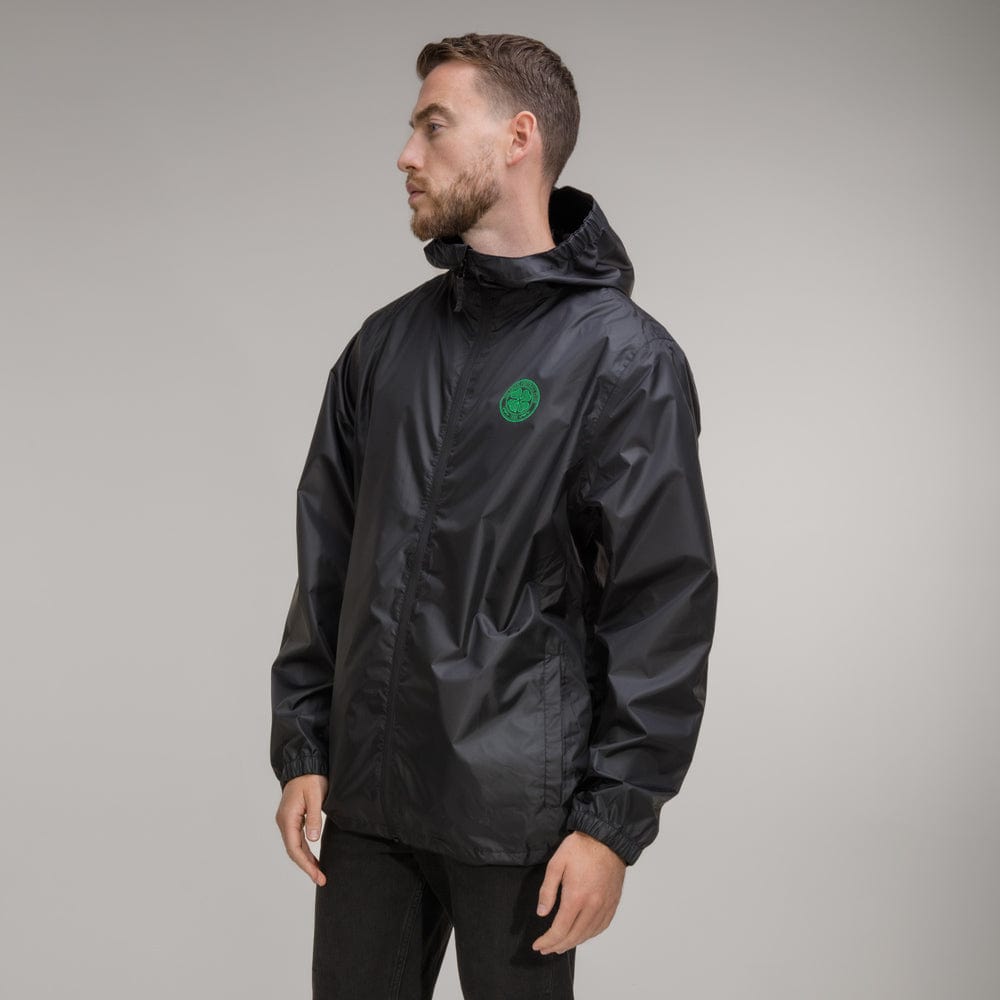 Celtic Crest Black Packaway Jacket