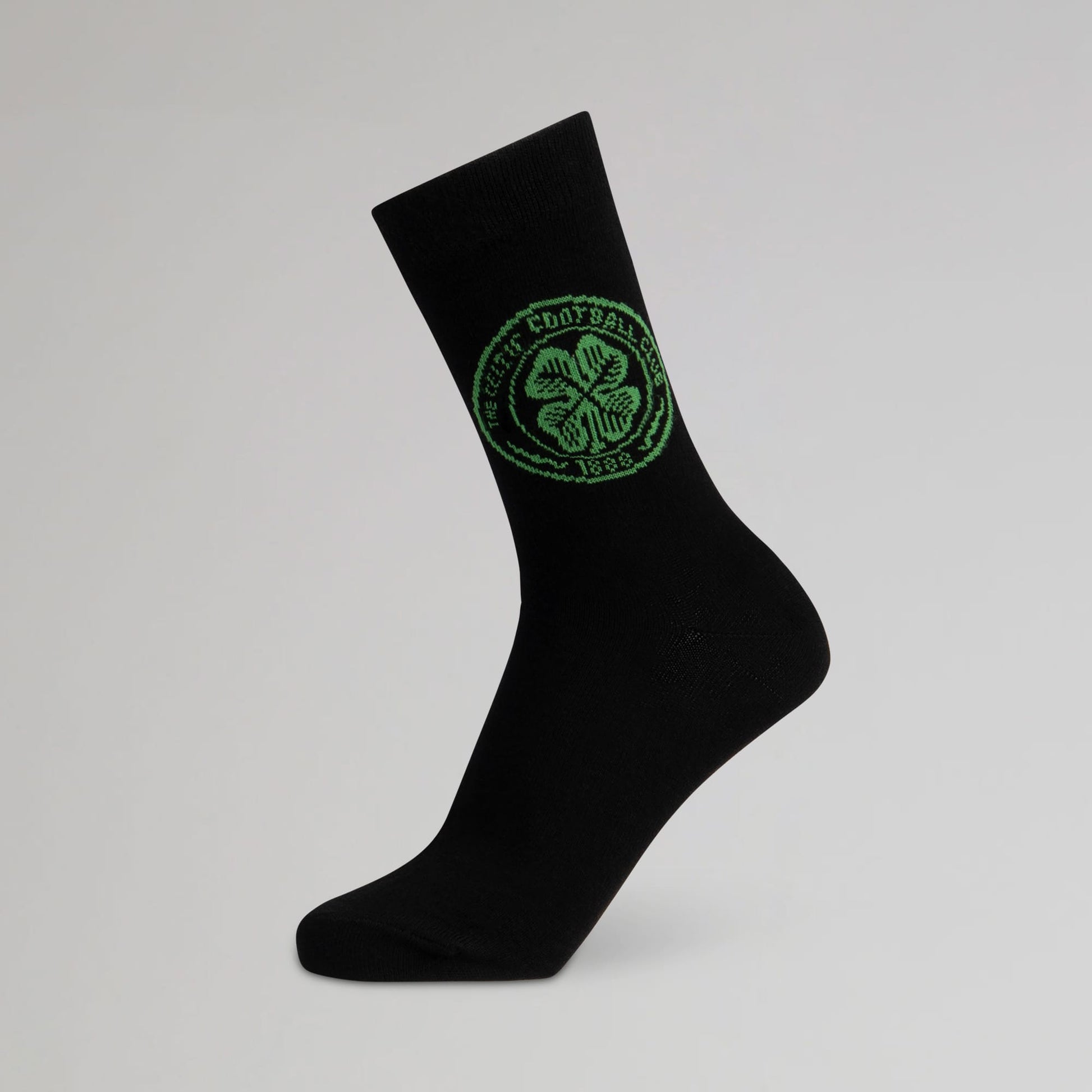 Celtic Crest Black Socks