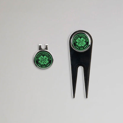 Celtic Crest Golf Divot Tool and Marker Set