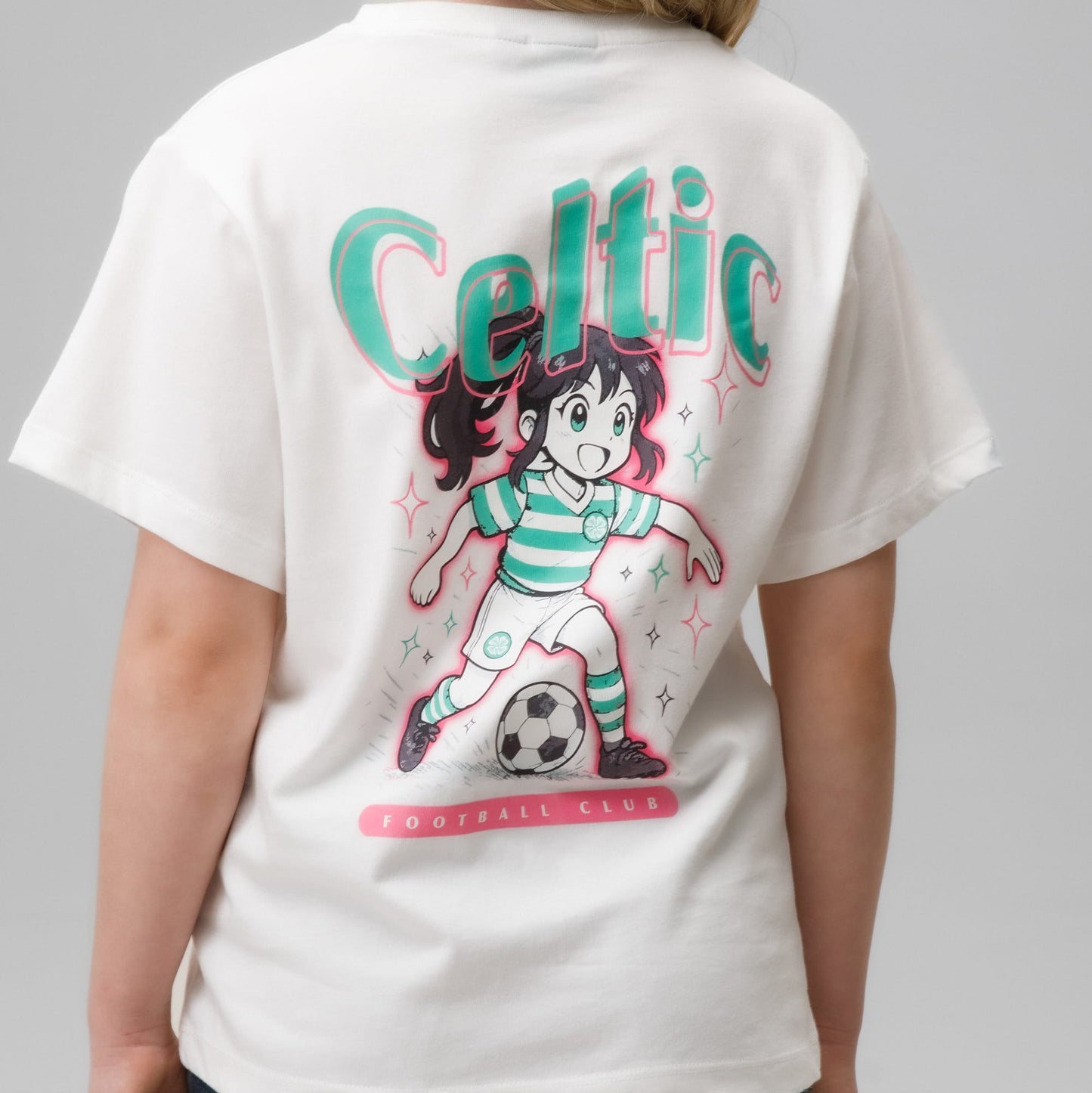 Celtic Crest Junior Anime Print T-Shirt