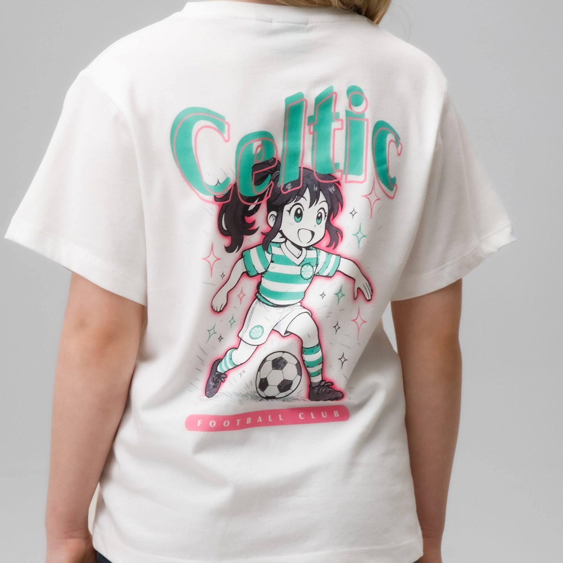 Celtic Crest Junior Anime Print T-Shirt
