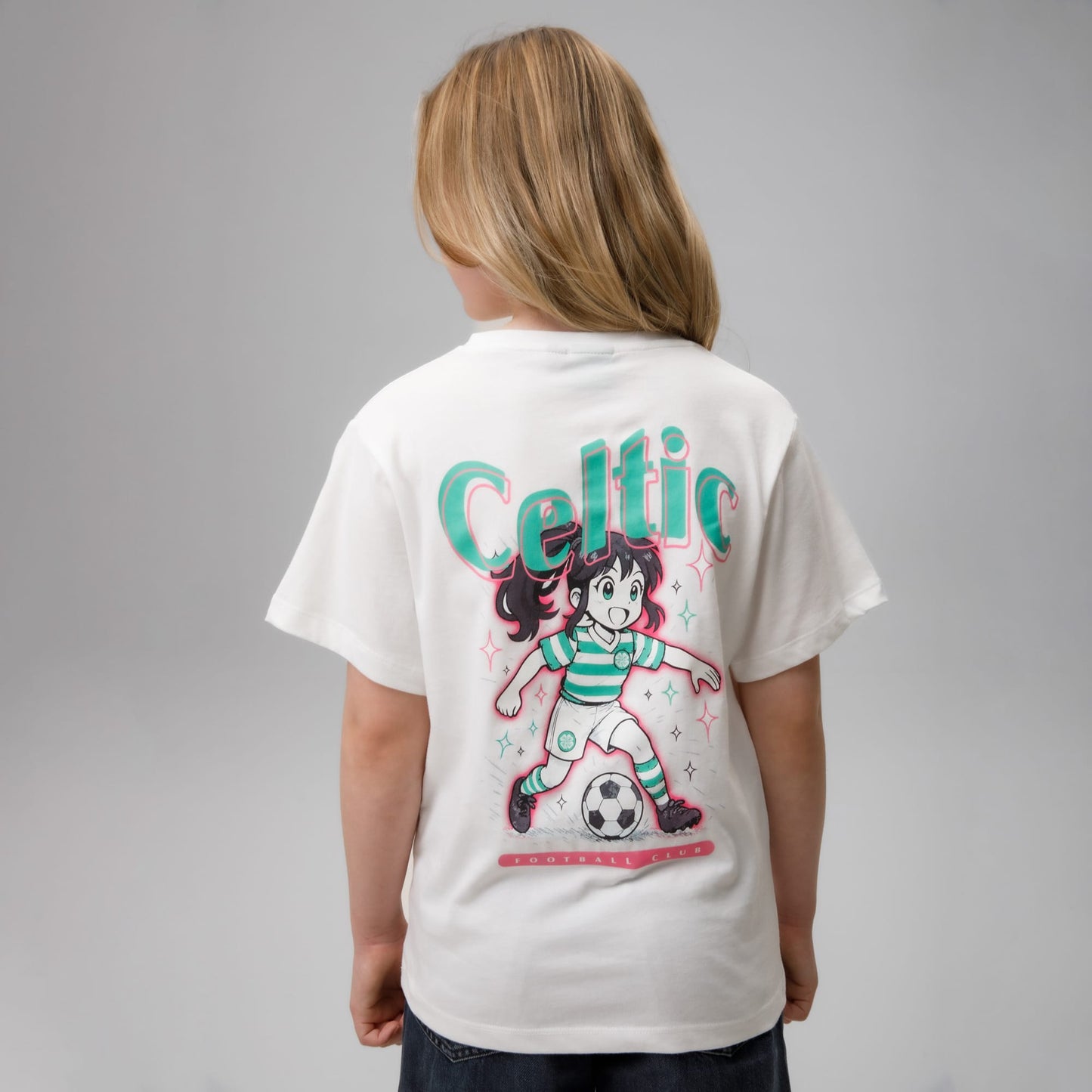 Celtic Crest Junior Anime Print T-Shirt