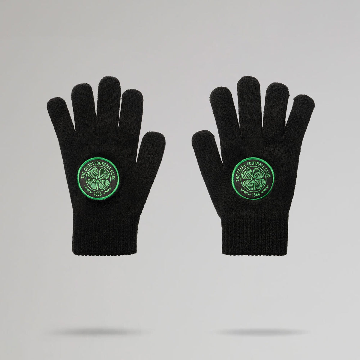 Celtic Crest Junior Black Gloves