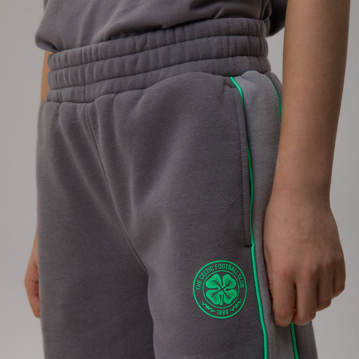 Celtic Crest Junior Dark Grey Joggers