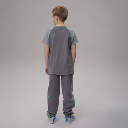 Celtic Crest Junior Dark Grey Joggers
