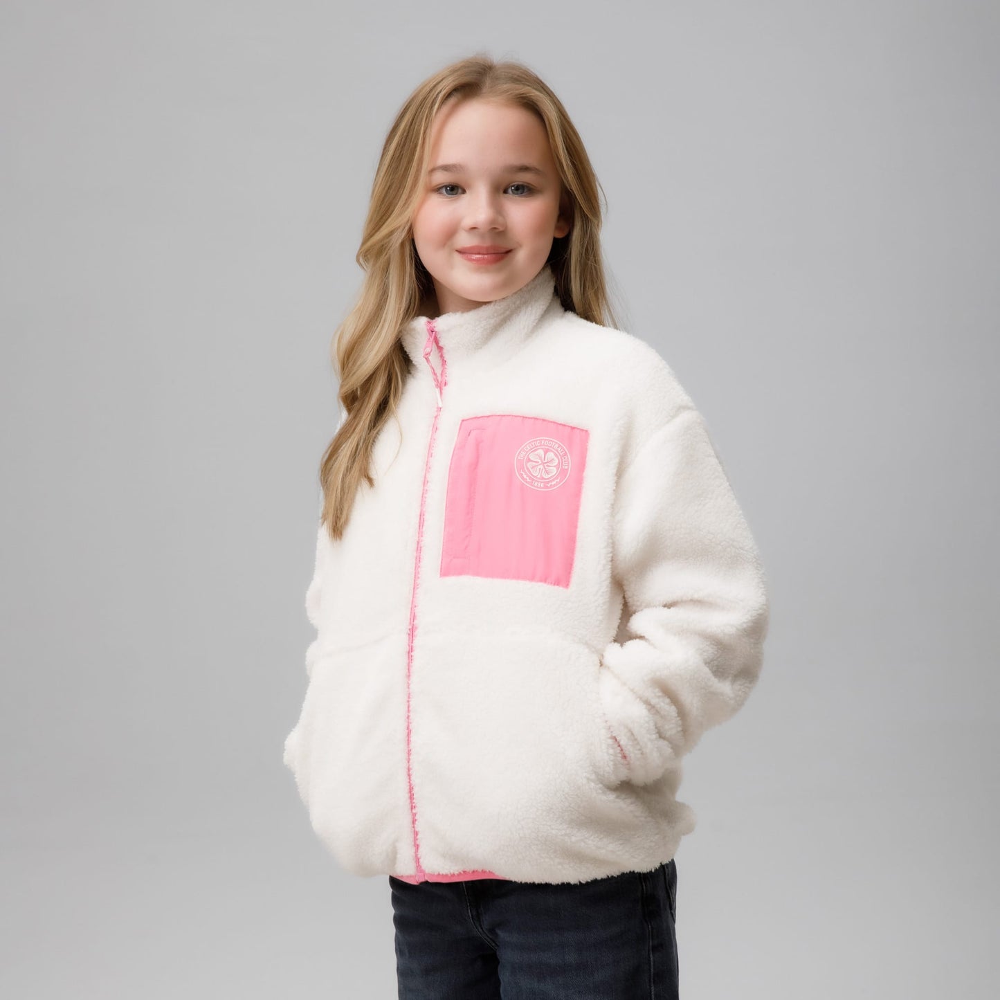 Celtic Crest Junior Sherpa Fleece Jacket