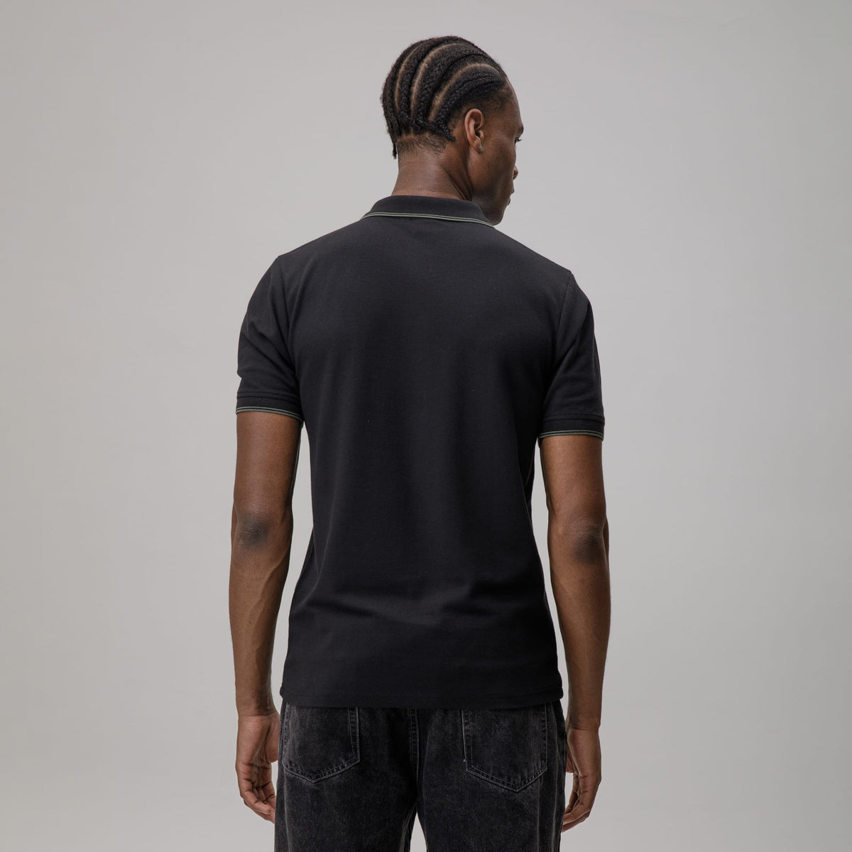 Celtic Crest Men's Black Polo Shirt