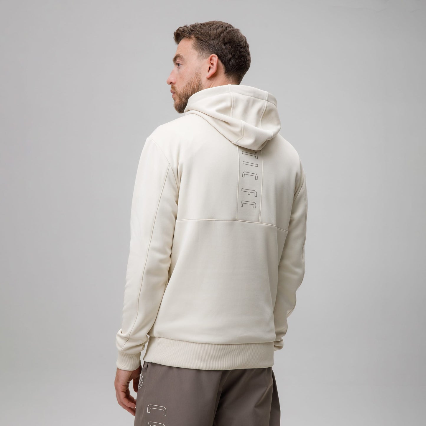 Celtic Crest Men's Cream Hoodie