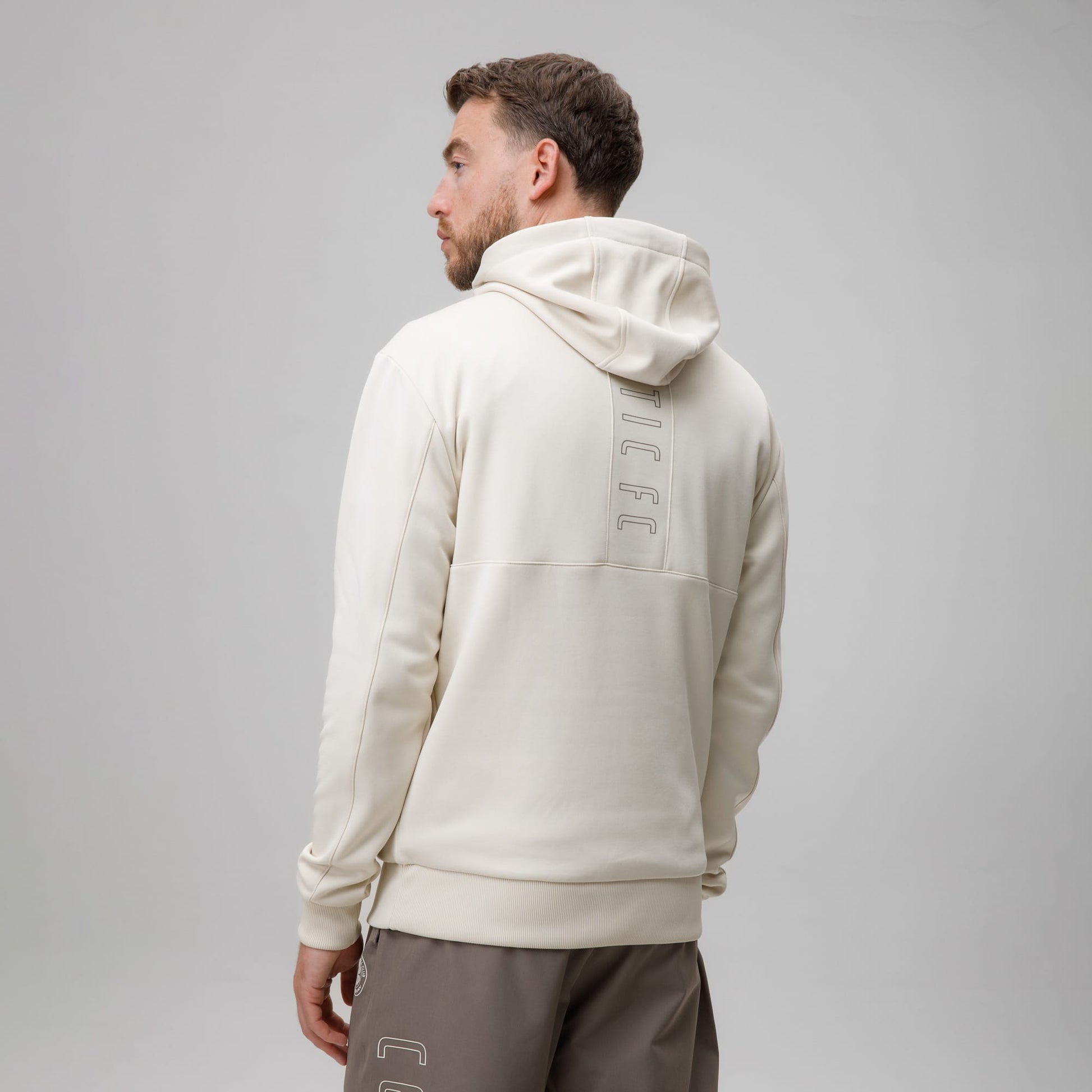 Celtic Crest Men's Cream Hoodie