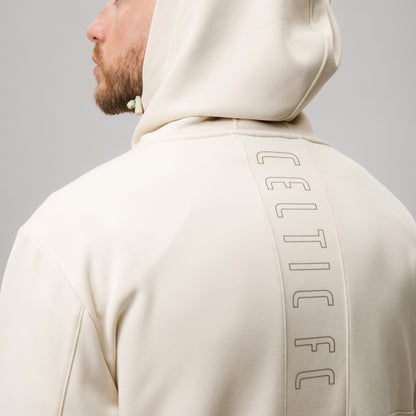 Celtic Crest Men's Cream Hoodie
