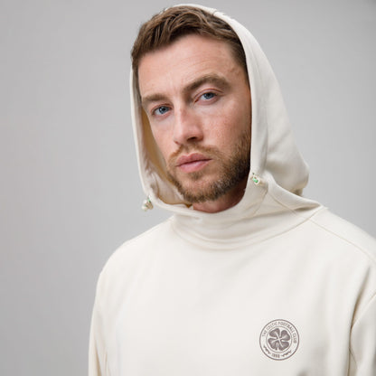 Celtic Crest Men's Cream Hoodie