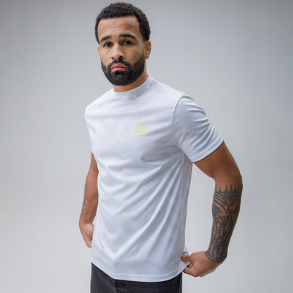 Celtic Crest Men's Dot Print White T-Shirt