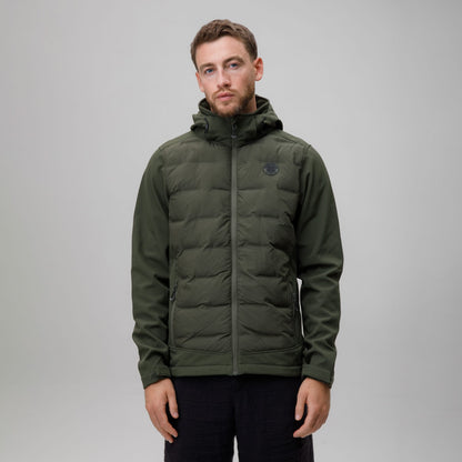 Celtic Crest Men's Hybrid Hooded Jacket