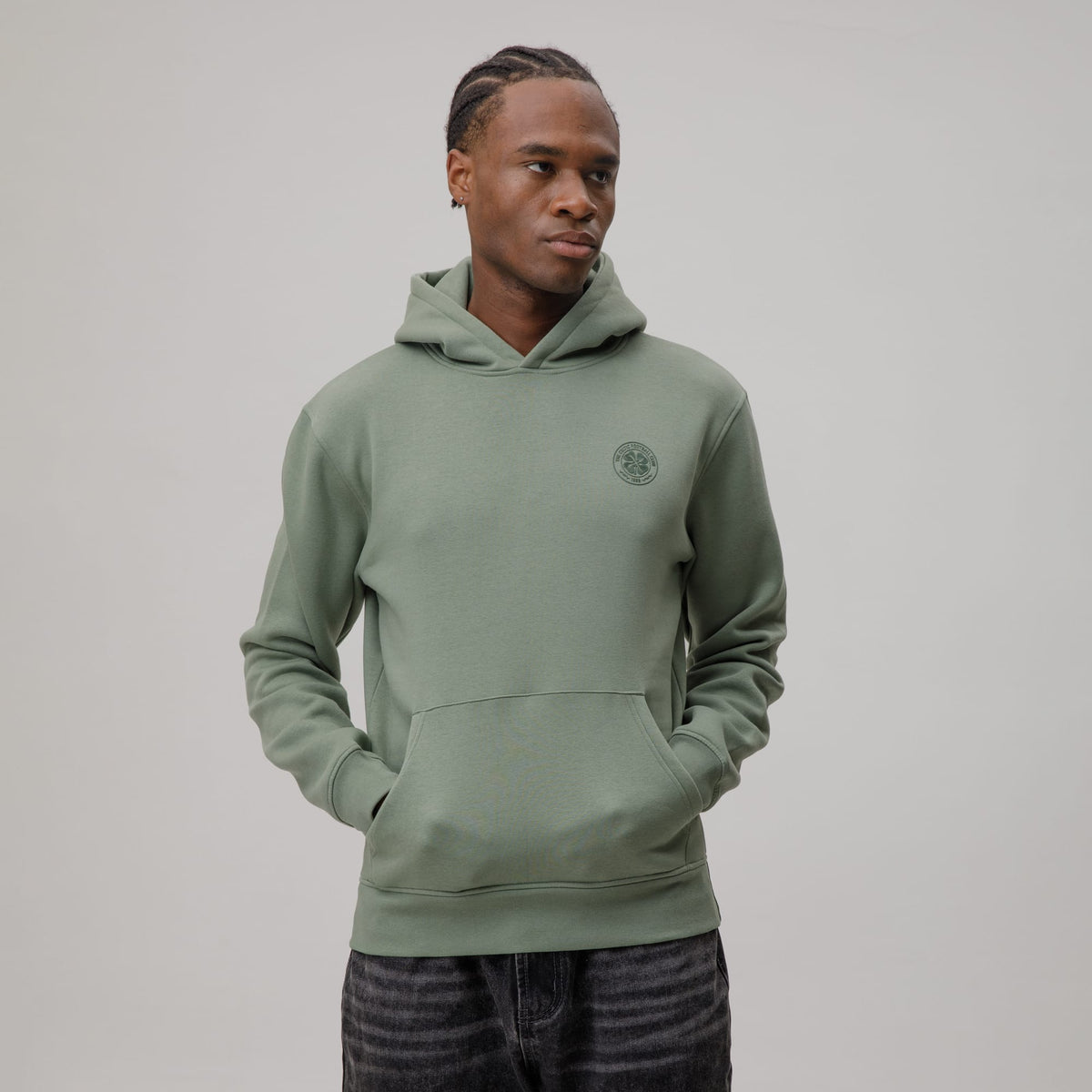 Celtic Crest Men's Sage Hoodie