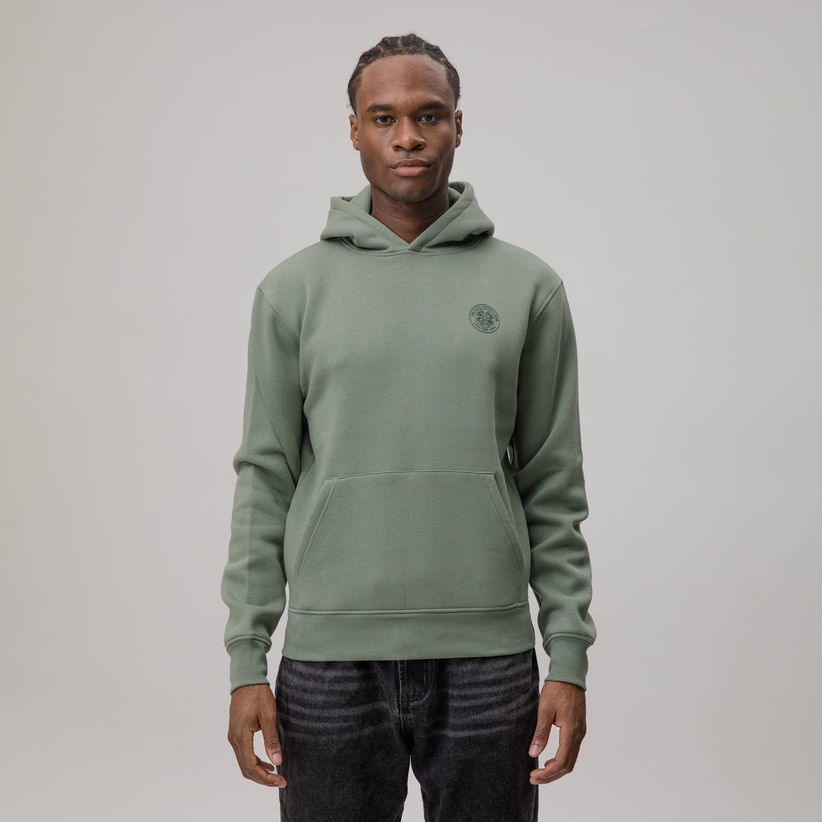 Celtic Crest Men's Sage Hoodie